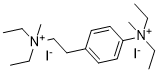 Ammonium, ((p-diethylmethylammonio)phenethyl)diethylmethyl-, diiodide 63977-59-3